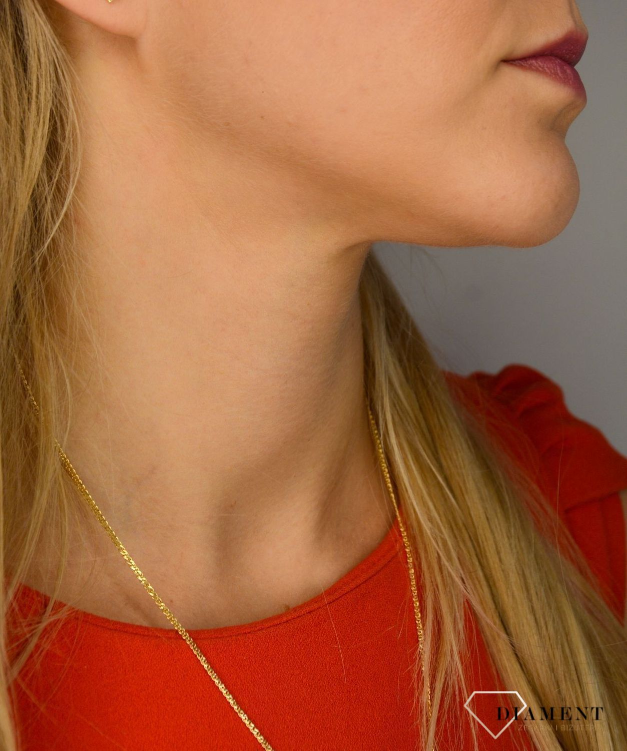 Złoty łańcuszek 585 Mona lisa o szerokości 2 mmvvv.jpg